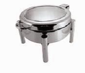 Чафинг-диш Paderno 58176A36 с крышкой стекло круглый 5л, 36см