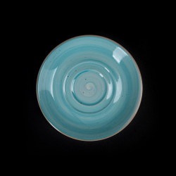 Купить блюдце 114 мм голубое corone natura – цена от завода, доставка до двери | RuOborudovanie.ru