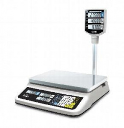 Весы торговые Cas PR-15P (LCD, II) RS (15кг, 2/5г) электронные