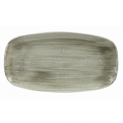 Купить блюдо прямоугольное chefs 35,5х18,9см, без борта, stonecast patina, цвет burnished green pabgxo141 – цена от завода, доставка до двери | RuOborudovanie.ru